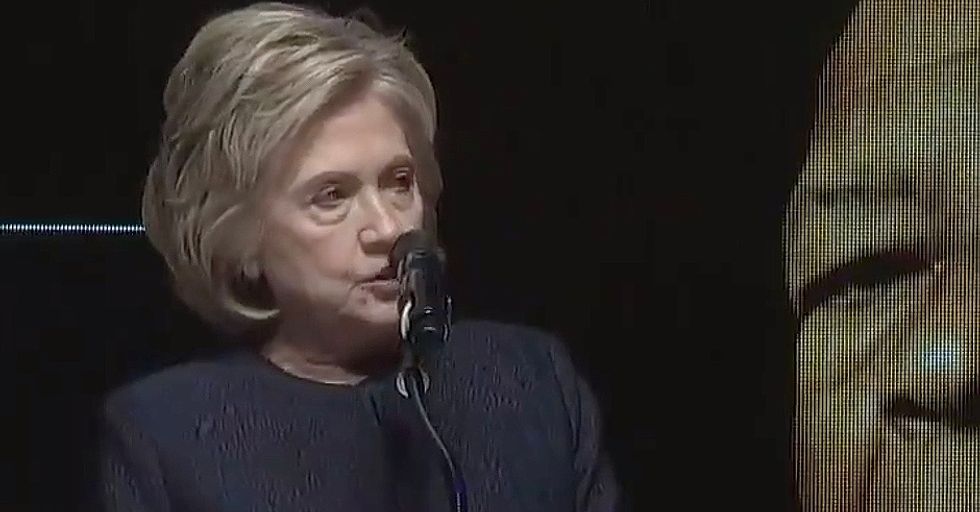 Hillary Clinton takes aim at Trump as she brings her life story to Sundance