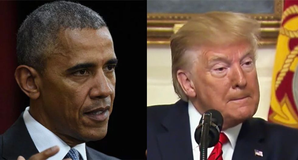 Trump appears to not know what the 'crime' is that Obama committed for ObamaGate