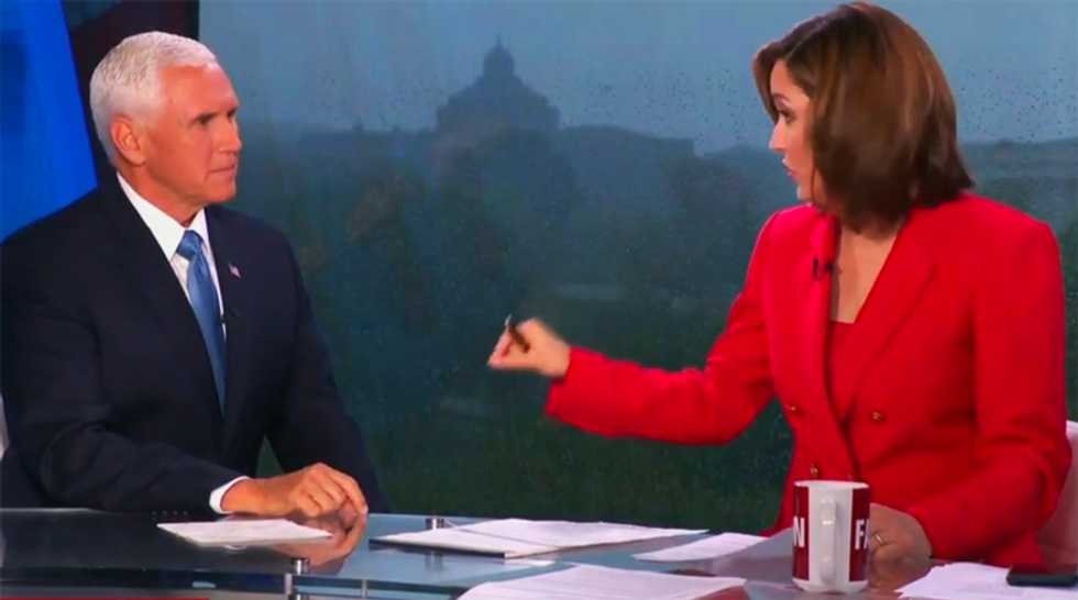 Mike Pence flinches and refuses to call impeachment witnesses ‘liars’ in tense CBS interview