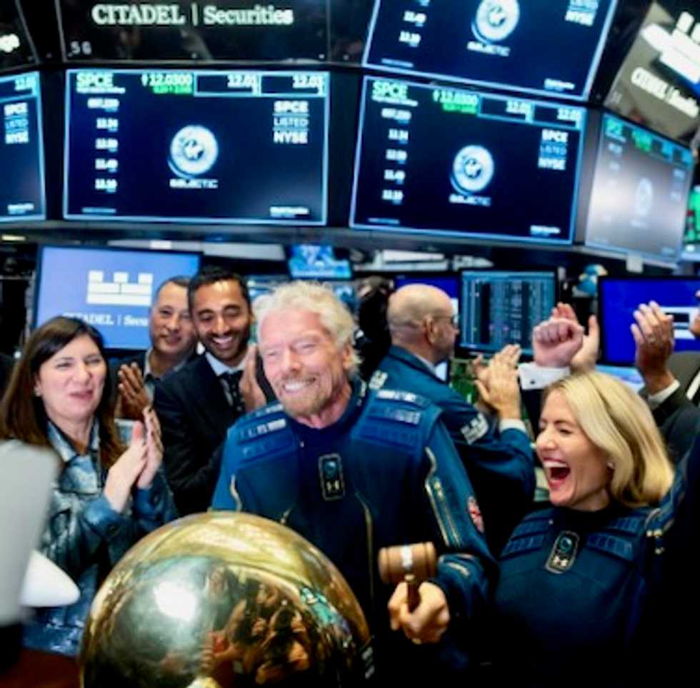 Virgin Galactic becomes first space tourism company to land on Wall Street