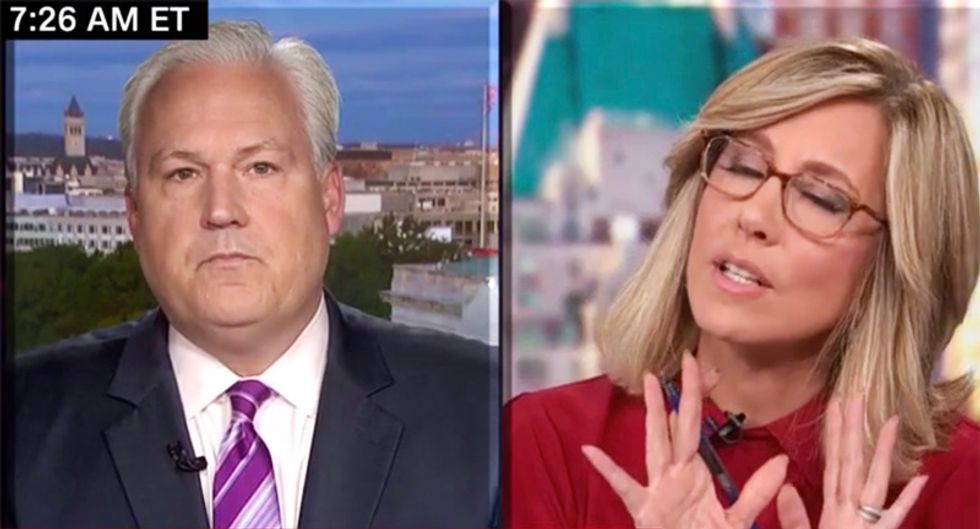 'Time out!': CNN's Camerota forced to repeatedly cut off Trump defender for blurting lies about impeachment