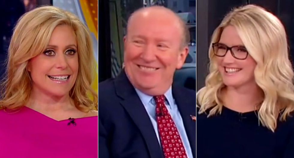 'My head is now exploding': Fox panel bursts out laughing over Trump's idea to read Ukraine call in a 'fireside chat'