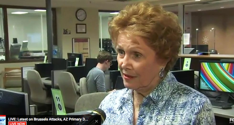 WATCH: AZ recorder blames voters for 5 hour waits after she cut polling places from 200 to 60