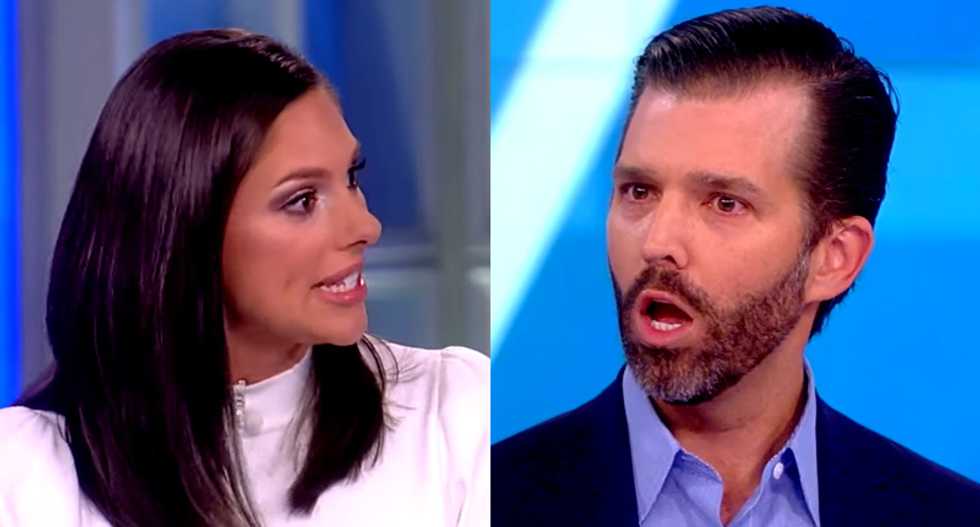 Trump Jr got grilled for nearly an hour during a rancorous episode of The View -- watch the 5 most explosive moments