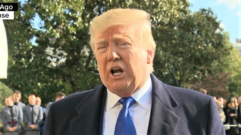 'Be quiet! Be quiet! Quiet! Quiet!' Trump just went nuts in front of reporters -- here are the highlights