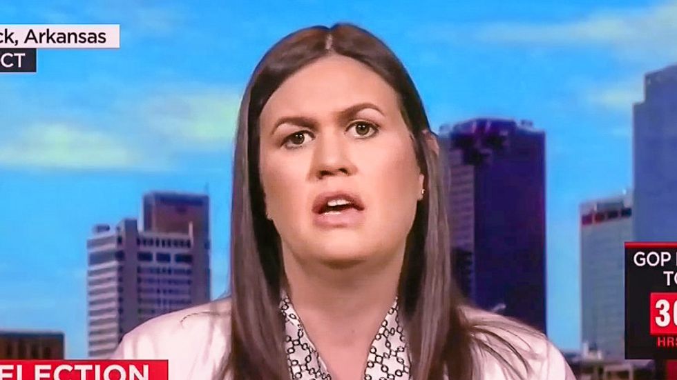'Still makes more sense than Sean Spicer': Internet ridicules Sarah Huckabee Sanders' weird emoji-filled tweet