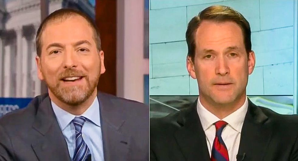 Jim Himes coldcocks Chuck Todd seconds after he lets Rand Paul lie: 'My head is only now decombusting'