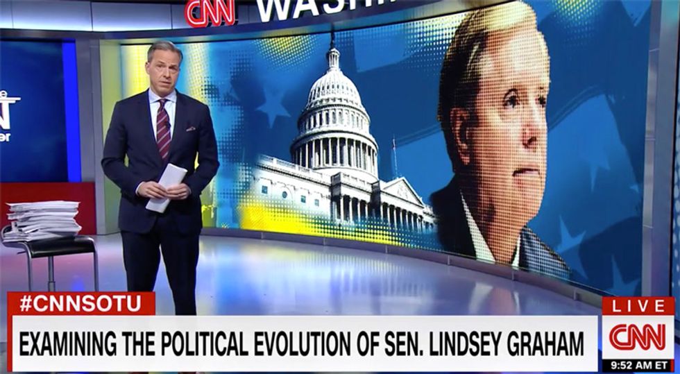CNN's Tapper drops mic on Lindsey Graham over his 'jarring' transformation into full-fledged Trump defender