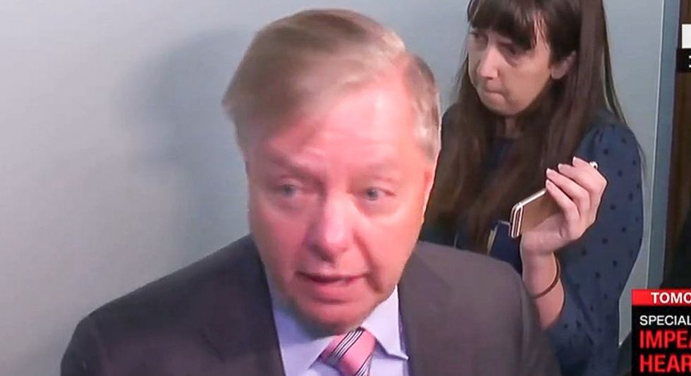 Lindsey Graham quickly scuttles press conference after being linked to Ukraine scheme