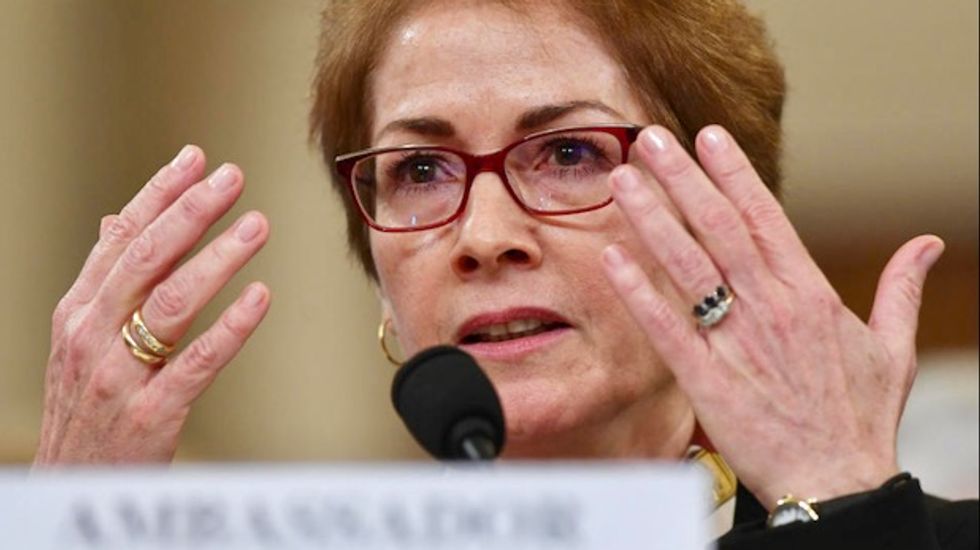 Marie Yovanovitch wants official investigation into why Trump associates were spying on her
