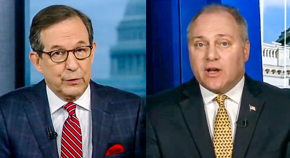 Chris Wallace crushes GOP Whip Steve Scalise's twisted defense of Trump: 'We're not talking about the whistleblower'