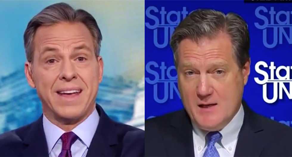 GOP lawmaker goes on extended rant about Schiff to duck Tapper questions about Trump intimidating witnesses