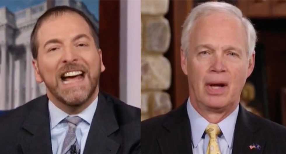 Chuck Todd burns down GOP's Ron Johnson's Ukraine excuses: 'You seem to blame this on everybody but the president’