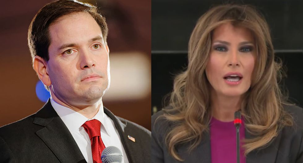 Marco Rubio gets owned by the Internet for 'kissing Trump’s ass' while trying to defend Melania
