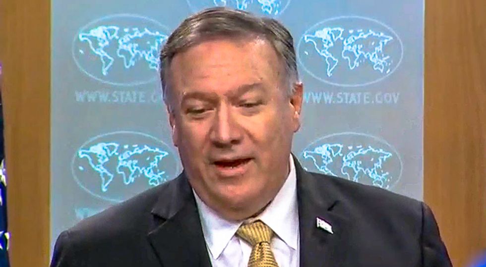 Pompeo snaps at reporter for asking about officials contradicting Trump's call to target Iran's cultural sites