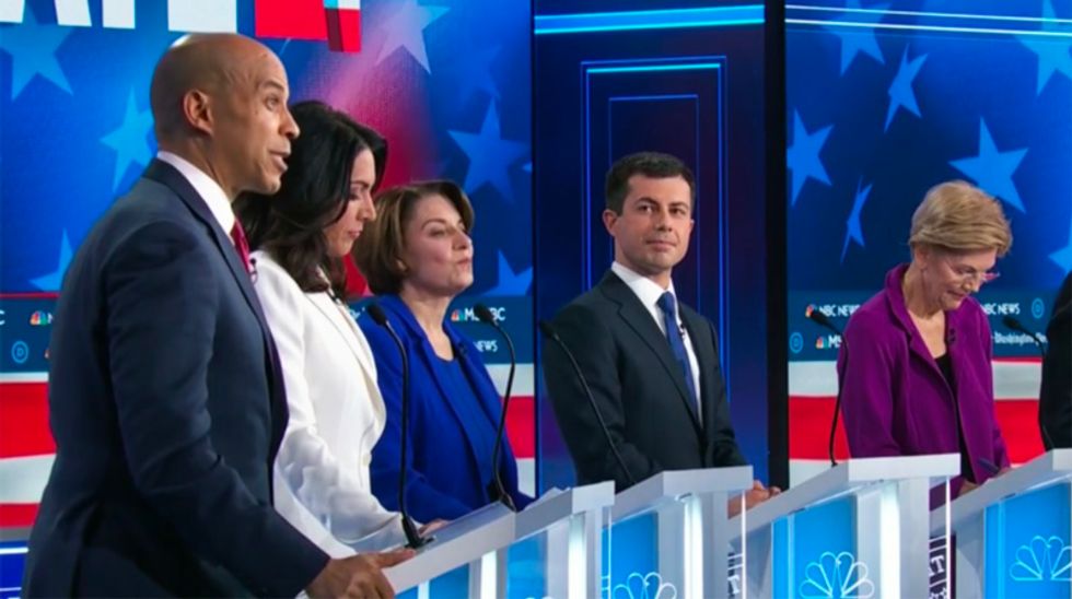 Here are 7 key moments from the Democratic primary debate