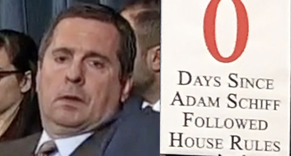 Republican's latest anti-Schiff sign hilariously backfires