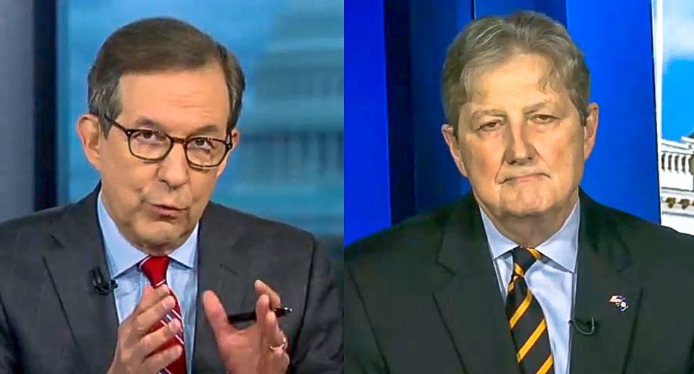 'It was Russia': Chris Wallace gives live fact check to GOP senator who says Ukraine could have hacked election