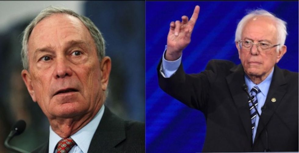 Sanders campaign charges Mike Bloomberg 2020 run ‘is against Bernie, not Trump’