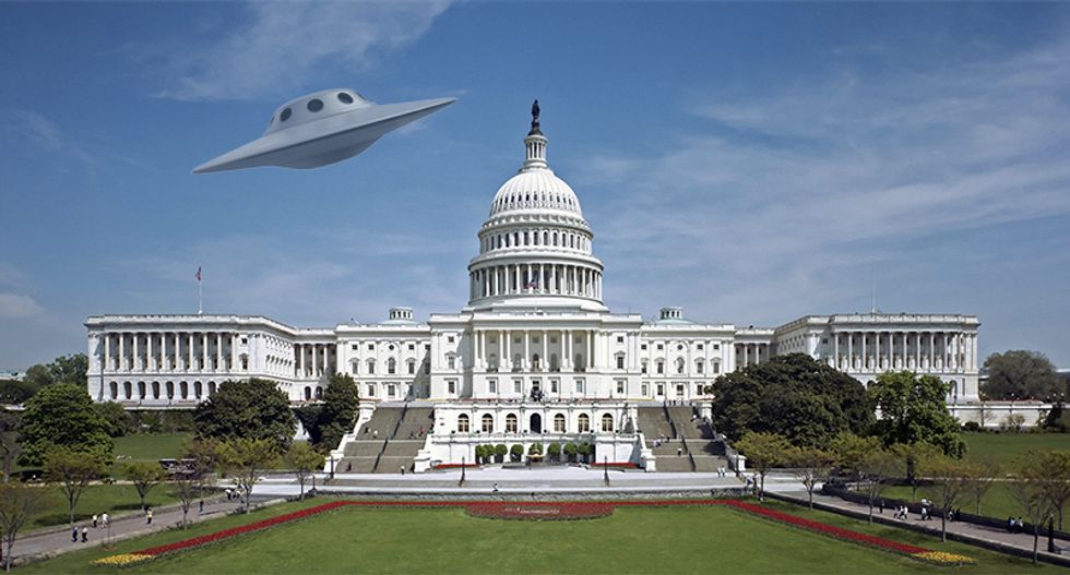 Security officials told unknown object near Congress was 'hovering' -- no one has any idea what happened
