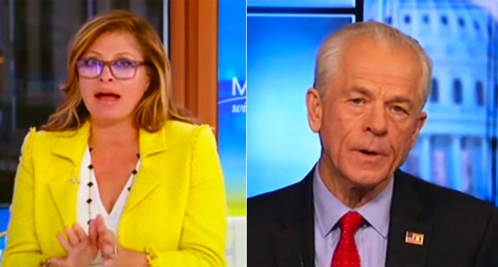 WATCH: Trump’s trade advisor goes live on Fox Business — and immediately gets blindsided by China’s retaliation