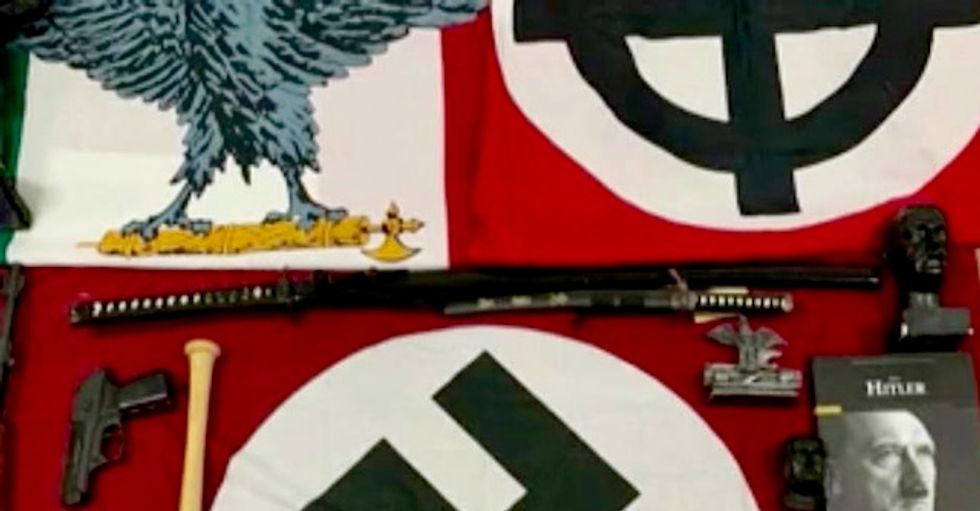 Raid of startup ‘Pro-Nazi’ party in Italy reveals weapons, fascist propaganda and ‘Miss Hitler’ beauty pageant winner