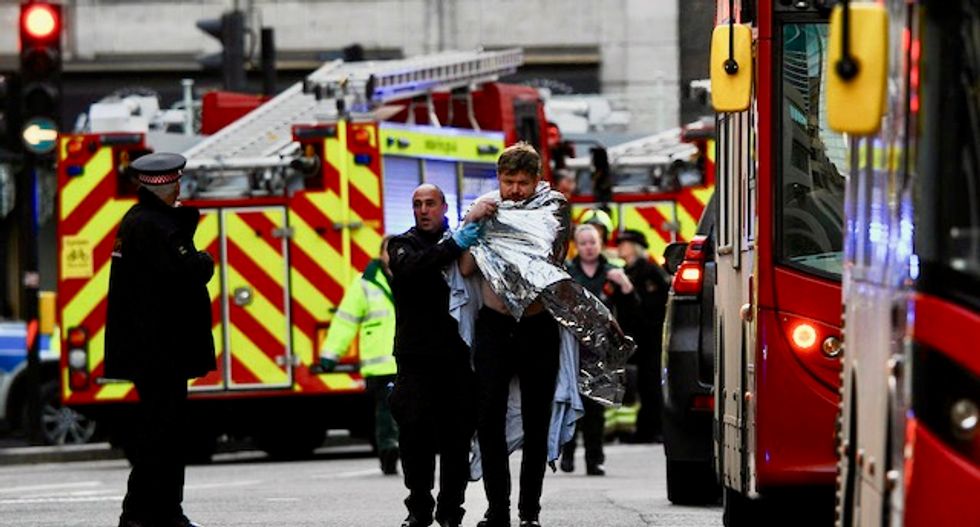 ‘Heroic’ Londoners praised for tackling knifeman -- unaware he was apparently wearing an explosive device
