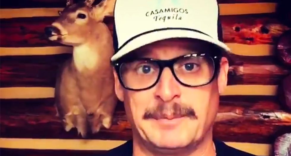 Kid Rock walloped on Twitter for 'sad-drunk' attempt to defend obscene Oprah rant: 'Dude, it's time for rehab'