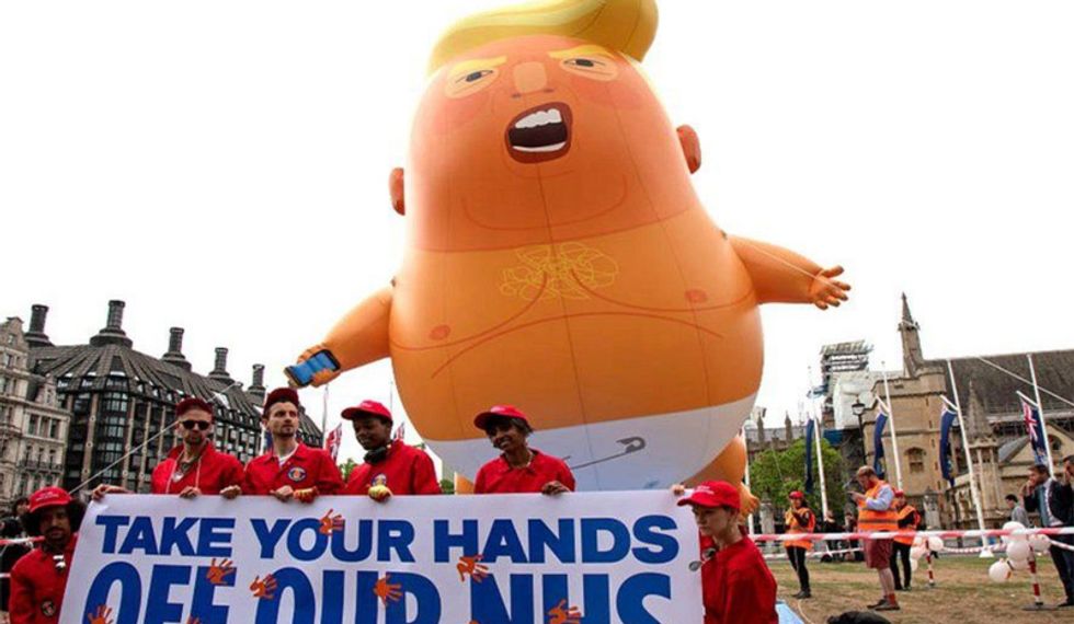 NHS staff to lead protest against Trump during his trip to the UK
