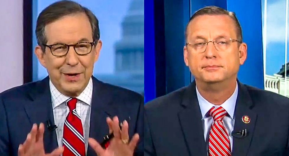 'You're pretty wound up': Chris Wallace chuckles at Doug Collins after he says Schiff must be first witness