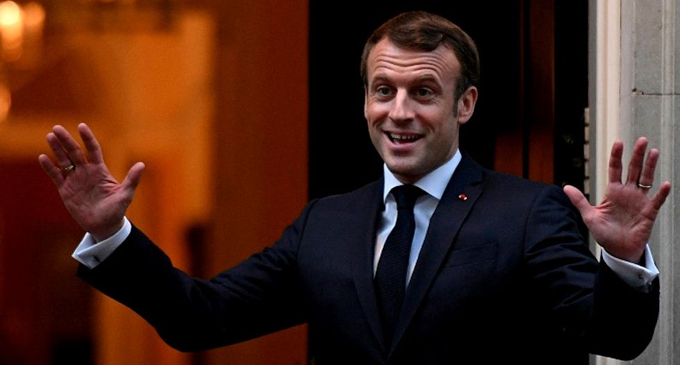 France’s Emmanuel Macron publicly contradicted Mike Pompeo at Munich Security Conference