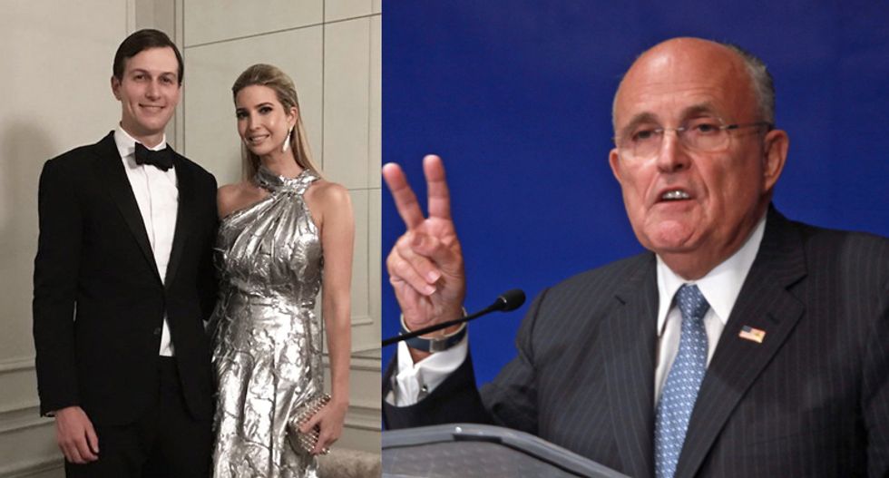 Ivanka and Jared have pushed Trump for a year to fire Rudy Giuliani: report
