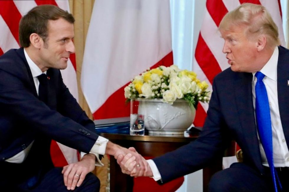 Trump forgets France's Emmanuel Macron is president -- and not prime minister