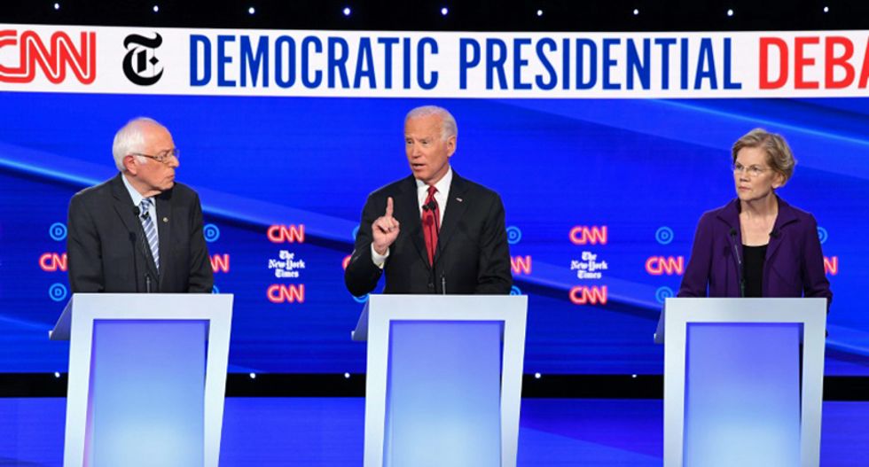 Internet slams Democratic debate moderators for opening question with false narrative on impeachment