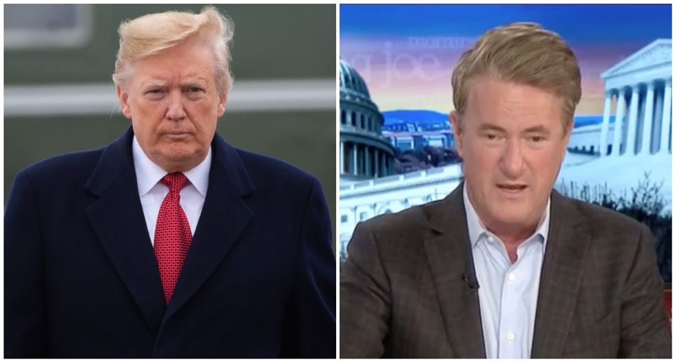 ‘Frantic in the White House’: MSNBC’s Joe Scarborough says Trump tweet spree shows his fear of impeachment