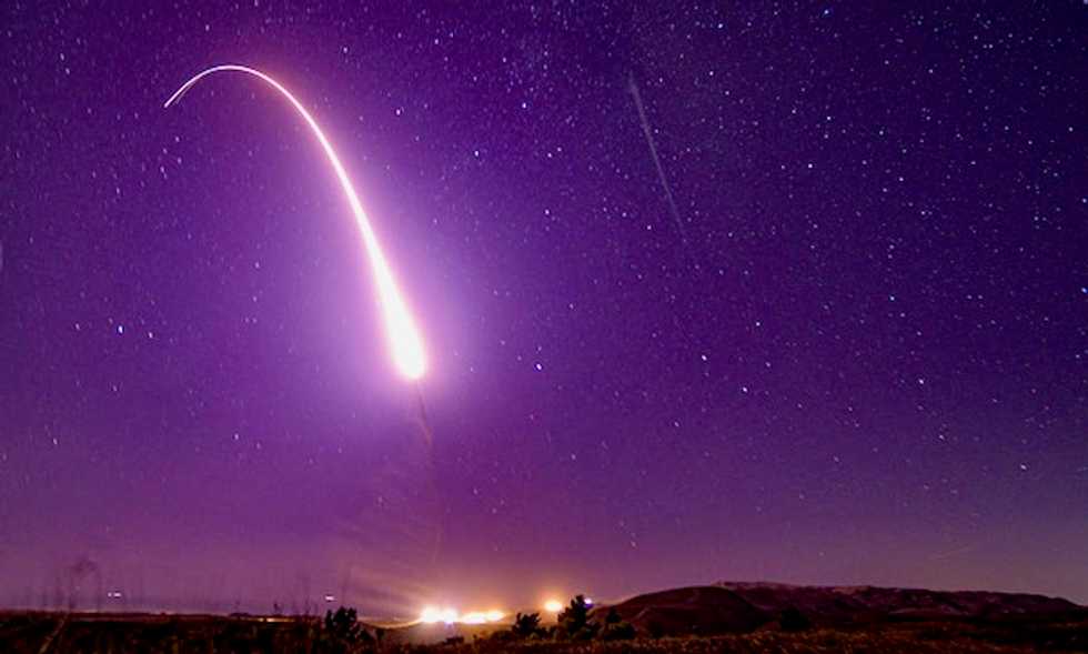 Trump launches medium-range ballistic missile over Pacific -- only days after Kim Jong-un test