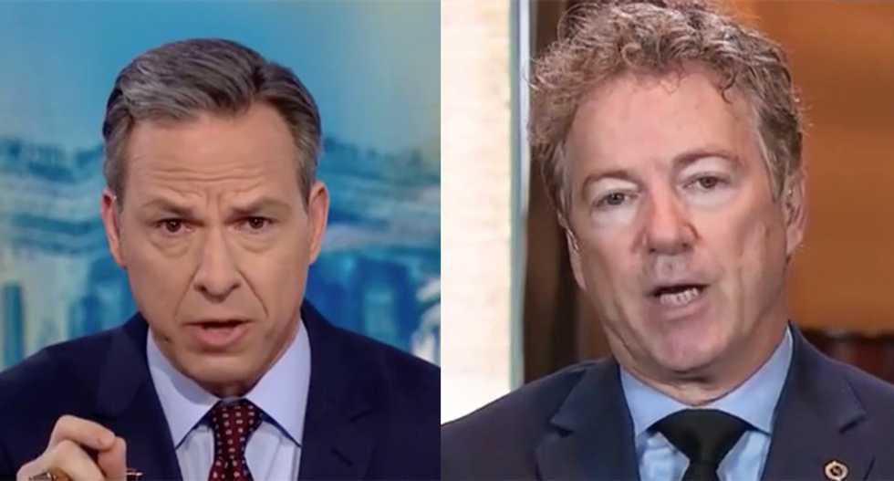 Tapper interview with Rand Paul goes off the rails after lawmaker cornered over Trump administration corruption