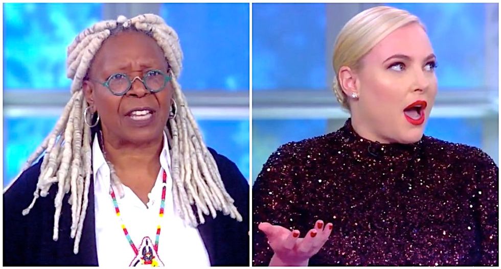 The View descends into chaos as Meghan McCain infuriates Whoopi Goldberg with on-air tantrum