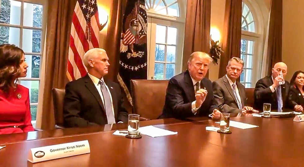 Trump's top management officials are frustrated and struggling -- and the president feels desperate: reports