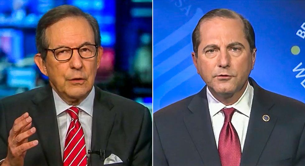 'A massive failure by President Trump': Chris Wallace beats down HHS secretary over COVID debacle