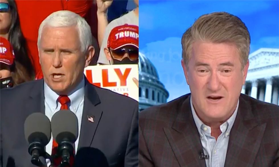 Mike Pence and 106 GOP House members accused of sedition by assisting Trump's 'lame coup' by Morning Joe