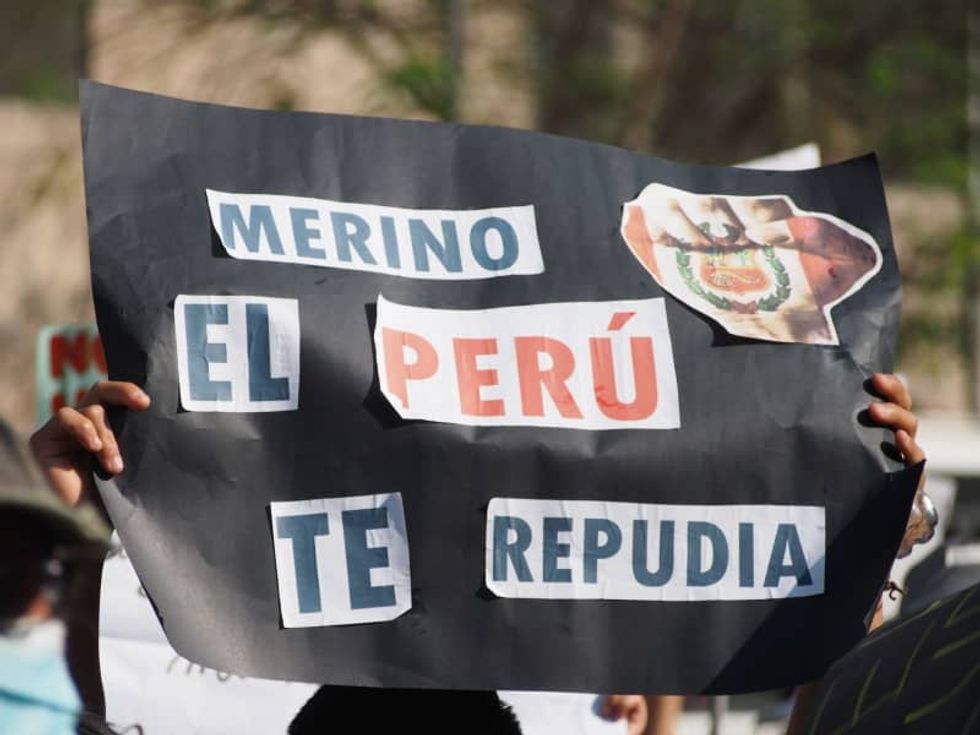 Two dead in Peru as protests against president's impeachment spiral