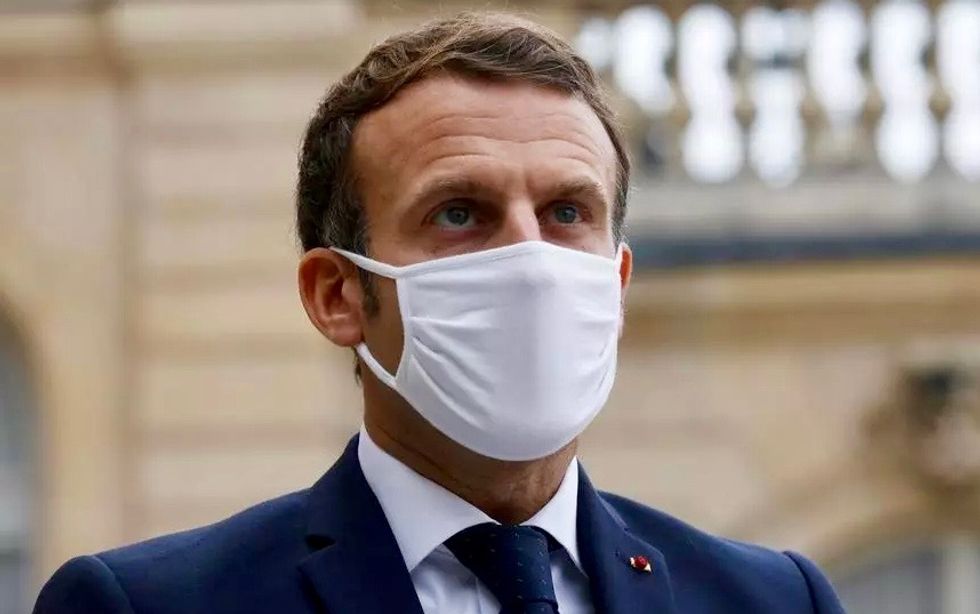 French President Emmanuel Macron has tested positive for Covid-19
