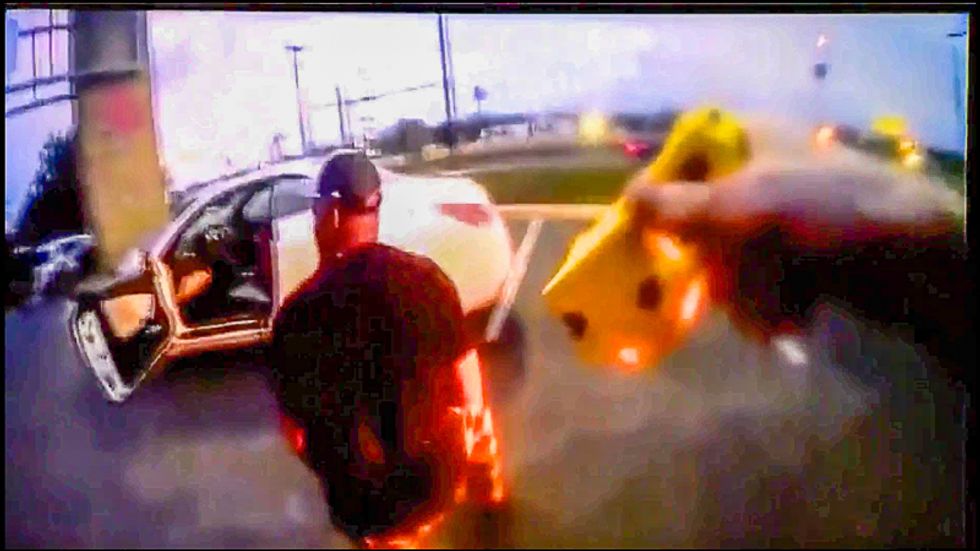 WATCH: Texas cop tases Black man after pulling him over at gunpoint for 'dirty license plate'