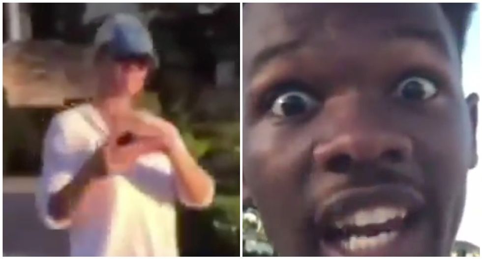 Woman follows Black man around neighborhood: 'I've never seen your kind around here before'