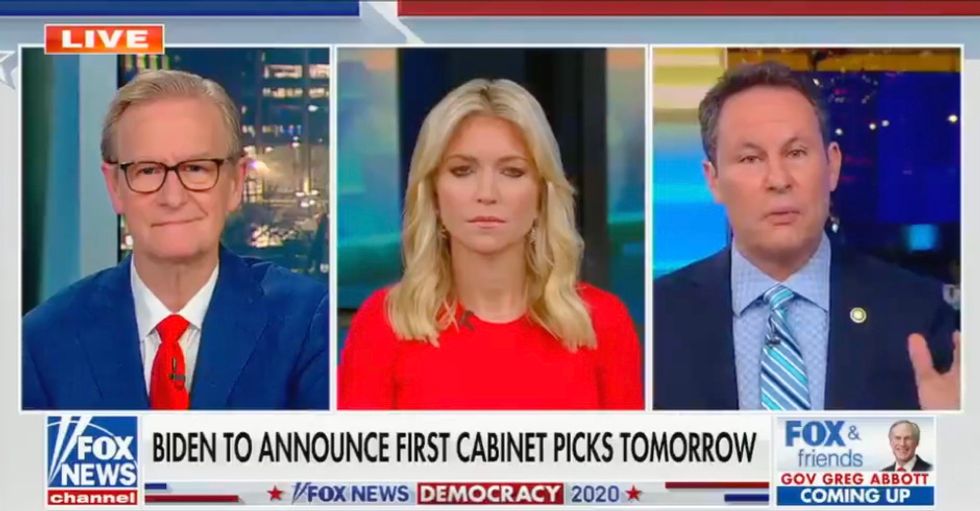 ‘Fox & Friends’ host Brian Kilmeade goes apoplectic over Joe Biden’s foreign policy – and then gets smacked down by co-host
