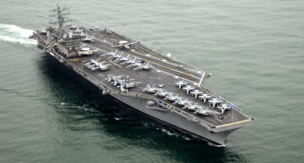 Trump Pentagon deploys USS Nimitz aircraft carrier to the Persian Gulf: report