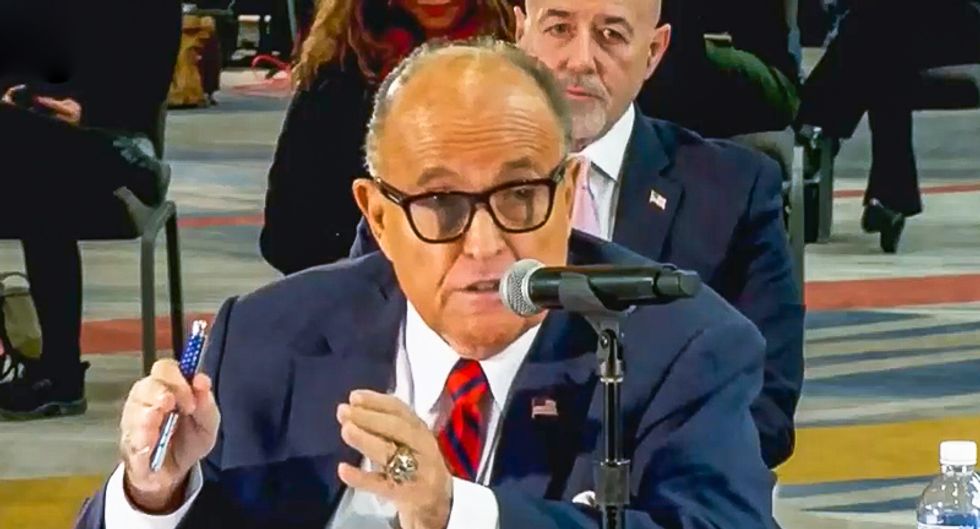 Rudy Giuliani shuts down Arizona legislature after contact with lawmakers