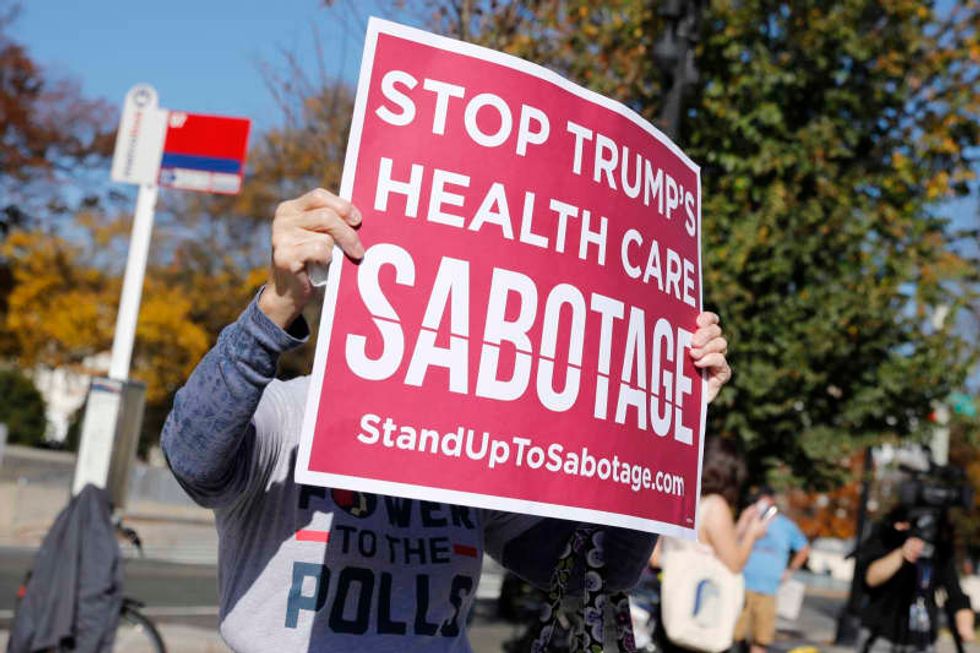 Trump takes a final shot at Obamacare exchanges