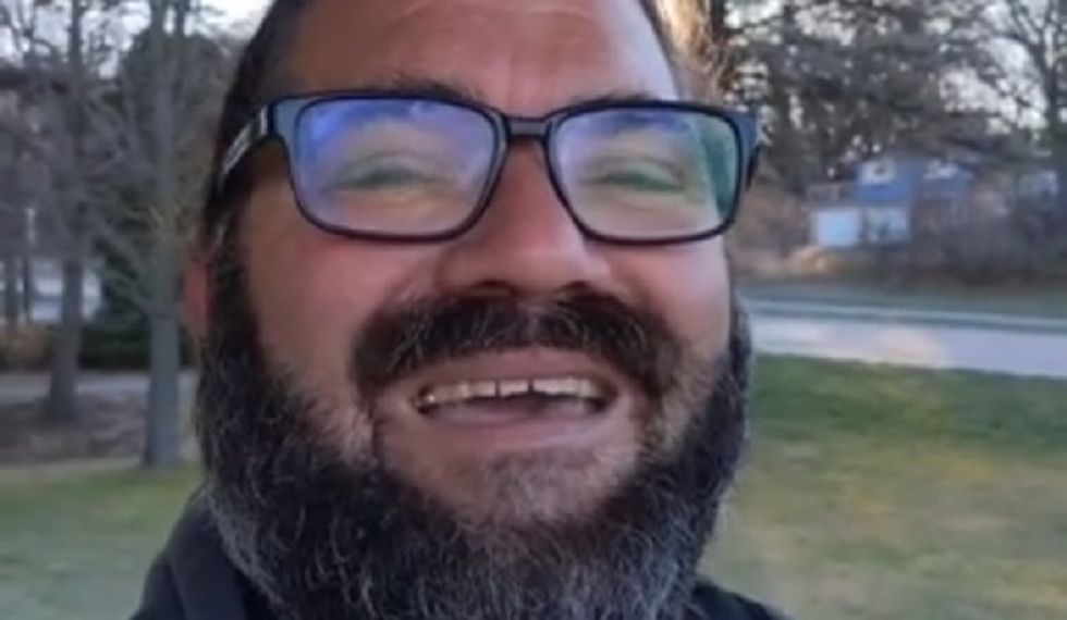 Trump-loving university employee whines about getting fired after plowing through students on his motorcycle